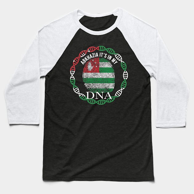 Abkhazia Its In My DNA - Gift for Abkhazian From Abkhazia Baseball T-Shirt by Country Flags